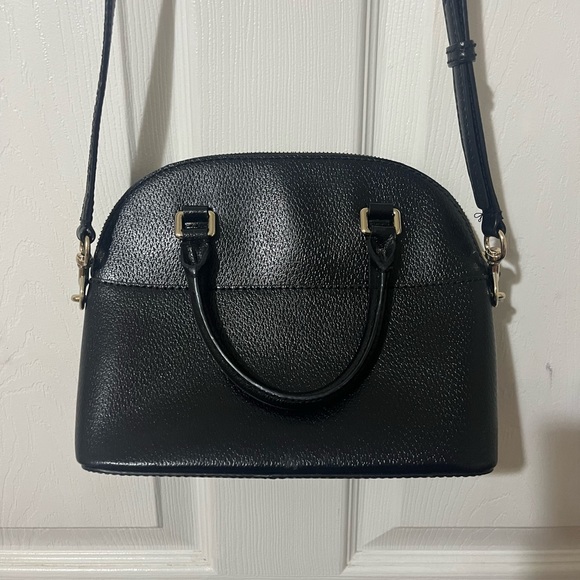 Kate Spade Grove Street Carli Satchel in black pebbled leather - Picture 3 of 6